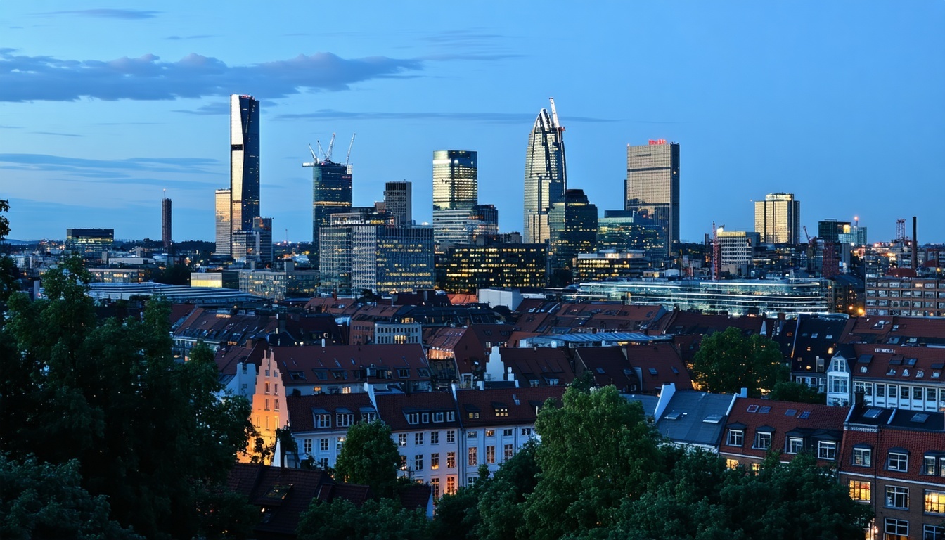 Frankfurt skyline Frankfurt skyline